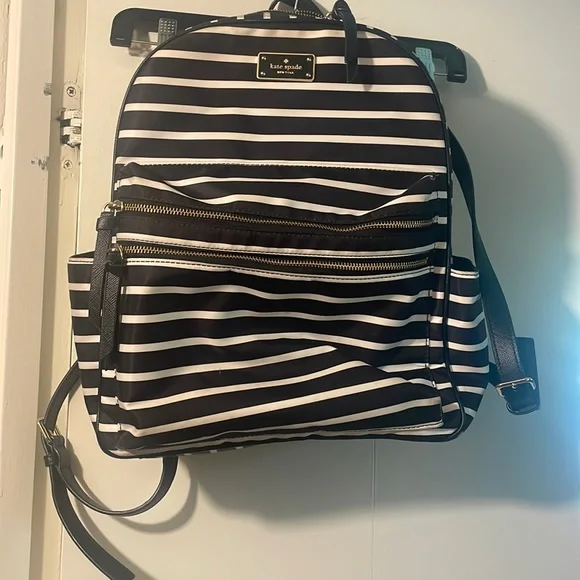 kate spade | Bags | Kate Spade Backpack Purse Black And 